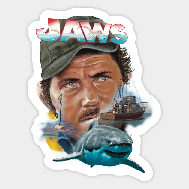 jaws tribut Sticker by Paskalamak